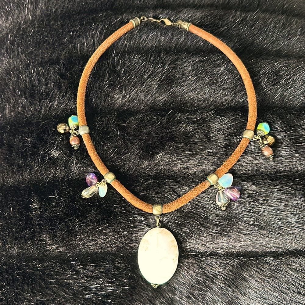 Lenny and Eva leather cord necklace